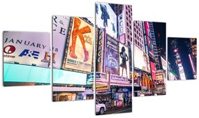 Obraz - New York Theater District (125x70 cm)