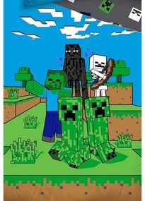 Pościel dziecięca Minecraft Mob Monsters, 140 x 200 cm, 70 x 90 cm