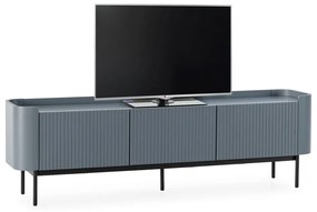 Szaroniebieska szafka pod TV 180x55x40 cm Willa – MOME