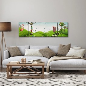 Obraz wspaniałego krajobrazu (170x50 cm)