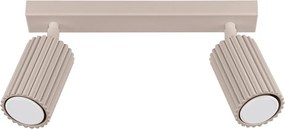 Szarobrązowa metalowa lampa punktowa 6,5x30 cm Gleam – Sollux