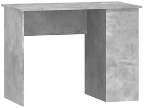Szare biurko z półkami w kolorze beton - Ilumox