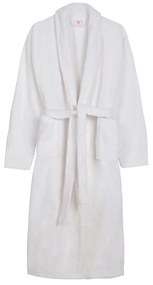 Biały bawełniany szlafrok w rozmiarze M/L Terry – HIP