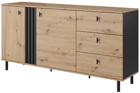 Komoda z szufladami i szafką - Natta 6X