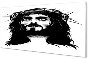 Szklany Panel Ilustracja Jezusa