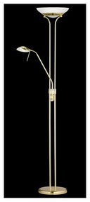 Lampa stojąca LED ze ściemniaczem w kolorze złota (wysokość 182 cm) Pool – Fischer &amp; Honsel
