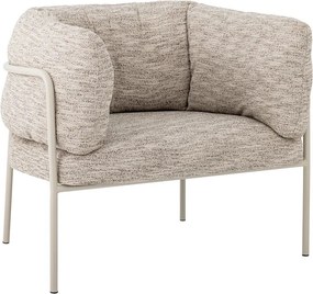 Szarobeżowy fotel Karel – Bloomingville