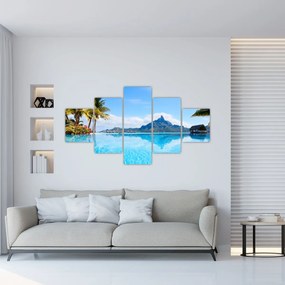 Obraz - Palmy i plaże (125x70 cm)