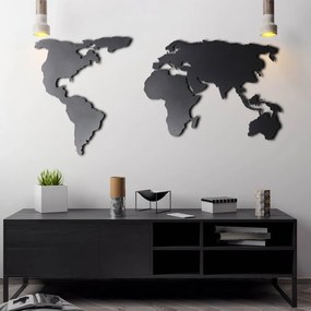 Mapa ścienna 120x60 cm Silhouette – Bystag