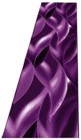 Dywan nowoczesny Plus Wstęgi fioletowy 80 cm x 300 cm