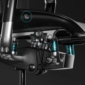 Fotel ergonomiczny czarny V-Kinetic