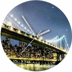 Zegar ścienny WENKO 27 cm - Most Brookliński