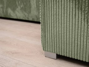 Rozkładana narożna sofa SMART COSARO miętowa, dwustronna + 2 poduszki GRATIS