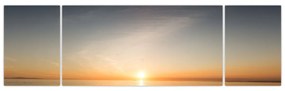 Obraz kajakarza o zachodzie słońca (170x50 cm)
