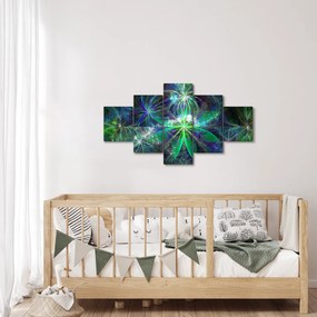 Obraz - Abstrakcyjne kształty geometryczne (125x70 cm)