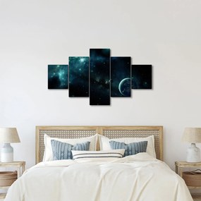 Obraz - Życie w kosmosie (125x70 cm)