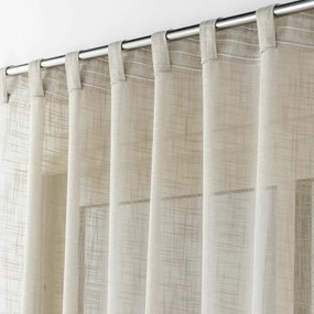 Brązowa firanka 140x240 cm Haltona – douceur d'intérieur