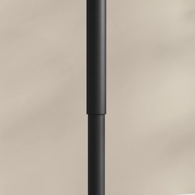 HOMCOM Stół Barowy dla 2 Osób, Regulowany Wysokościowo, Wygląd Marmuru, 60 x 60 x 68-93,5 cm, Czarny