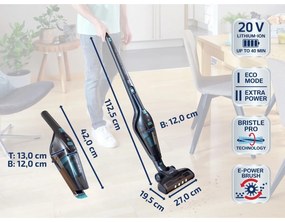 Leifheit Odkurzacz bezprzewodowy Rotaro PowerVac 2w1 20 V 11928