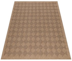 Czarno-naturalny kolorze chodnik odpowiedni na zewnątrz 80x250 cm Dhaka – Ayyildiz Carpets