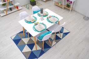 Nierozkładany stół w stylu skandynawskim Adria 120x80 cm