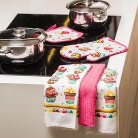 4Home 12-częściowy zestaw naczyń Destiny, pokrywki ze stali nierdzewnej
