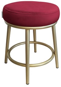 Taboret Ben noga metalowa złota MG31