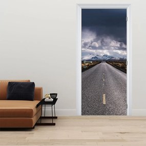 Fototapeta na drzwi - Droga na pustyni (95x205cm)