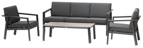 Zestaw aluminiowy dla 5 osób NOVARA (antracyt)