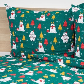 4Home Pościel bawełniana Polar Bear, 140 x 200 cm,70 x 90 cm