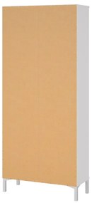 Biała witryna 89x203 cm Roma – Tvilum