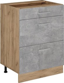 Szafka dolna do kuchni beton 60x46x81.6 r-line