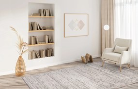 Dywan nowoczesny Stella beżowy koło 195 cm x 195 cm