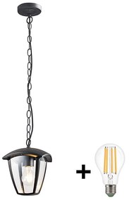 Brilagi -  LED Zewnętrzna lampa wisząca LUNA 1xE27/60W/230V IP44