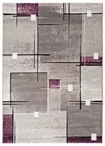 Szaro-fioletowy dywan Universal Detroit, 200x290 cm