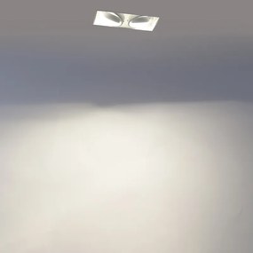 Inteligentny reflektor wpuszczany biały bezramkowy z 2 WiFi GU10 - Oneon 2