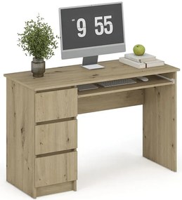 Biurko nowoczesne z szufladami dąb artisan B6-S80