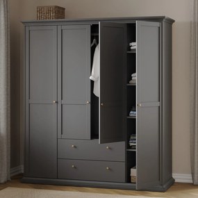 Szafa Paris 4+2 kolor szary