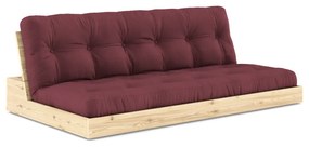 Bordowa rozkładana sofa 196 cm Base – Karup Design