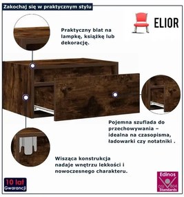 Szafka nocna z podświetleniem H2-W17