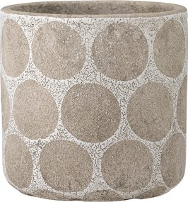 Terakotowa ręcznie wykonana osłonka na doniczkę ø 12 cm Felan – Bloomingville