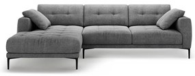 Szary narożnik (lewostronny/z szezlongiem) Bemy – Micadoni