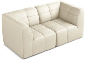 Beżowa sofa z imitacji skóry 180 cm Aloha – Makamii