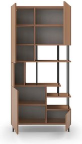 Ceglasty regał 84x175 cm Perla – Marckeric