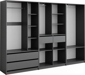 Szafa antracyt 280x50x200 elmo