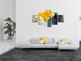 Obraz - Abstrakcyjna akwarela (125x70 cm)