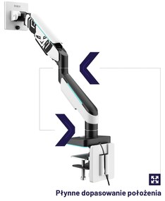 Uchwyt na monitor LED RGB X-Arm