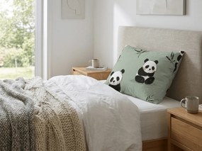 Poszewka na poduszkę z mikrofibry PANDA RELAX 50x70 cm, miętowy
