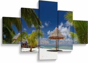 Obraz - Plaża z białym piaskiem (125x70 cm)
