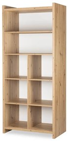 Regał AMELIA 84cm dąb na zabawki LITTLE SKY